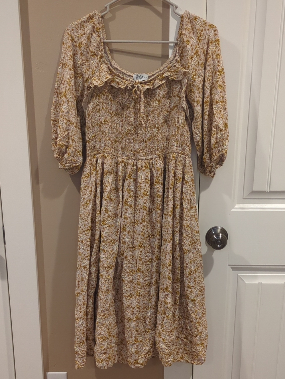 Floral Polagram Summer Dress